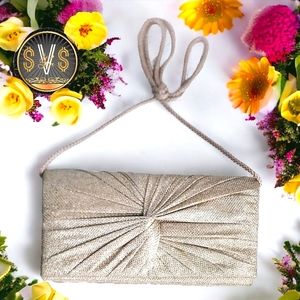 Elegant Gold Clutch Purse Bag